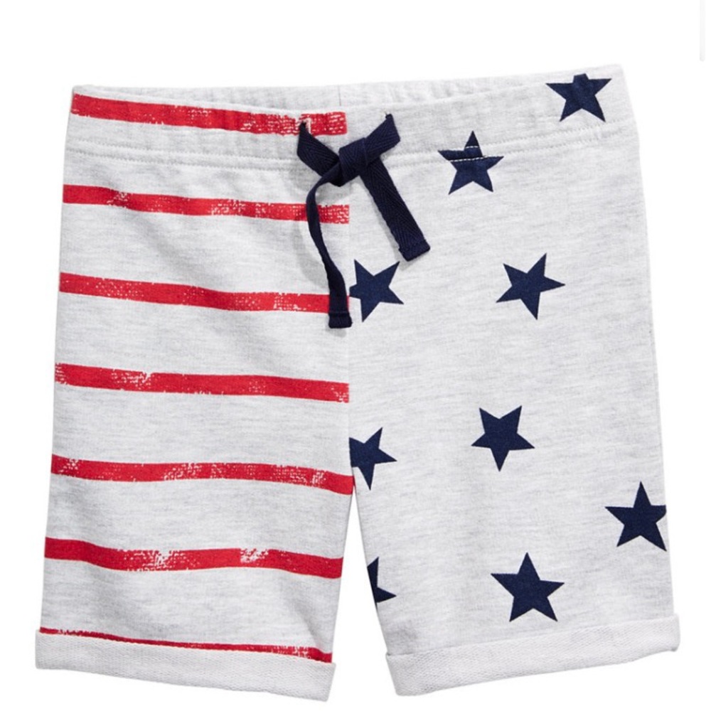 Baby Boy Shorts Red, White, Blue Printed Shorts
